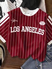 3件装少女基础款圆领短袖T恤，休闲简约，适合春夏穿着，也可作棒球衫，适合夏季、学校、校园、大学穿着。 - 彩色 - 查看 4