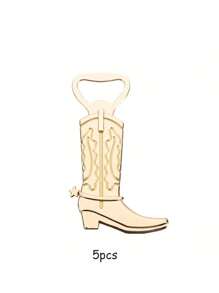 1/3/5pcs Golden Metal Boot Shaped Bottle Opener Creative Bar Tool For Festival, Wedding, Party,Beer,Can Opener Kitchen Decoration