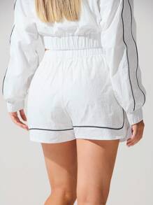 Fluxe 女士松紧腰口袋宽松休闲百搭短裤