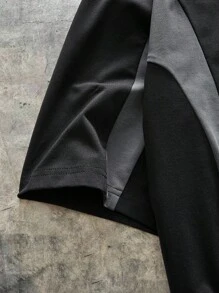 AXEPEAK 3 件套男士针织休闲宽松短袖 T 恤，日常穿着 - 彩色 - 查看 4