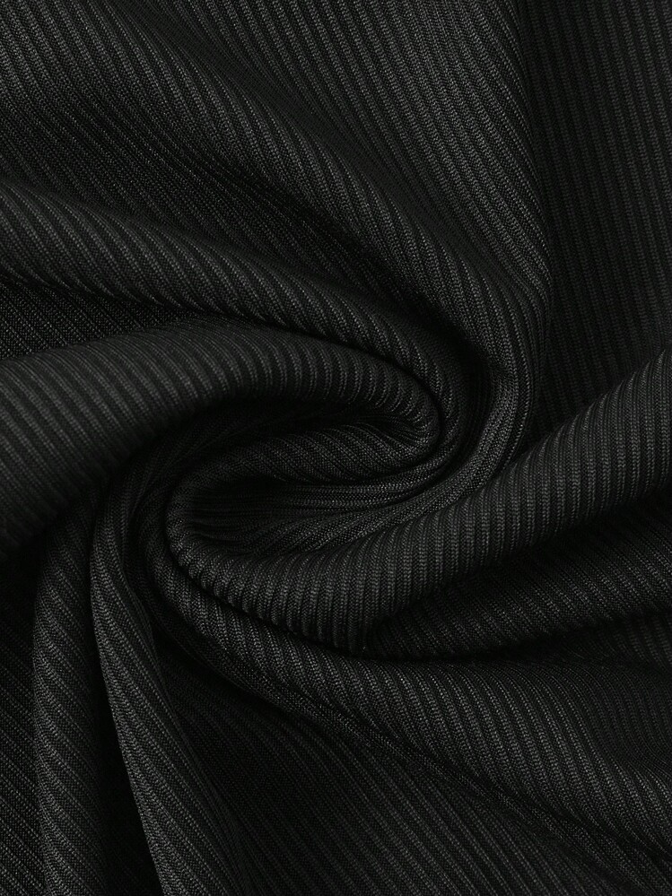 Chiquease 3pcs Women's Solid Color Minimalist Casual Ruched Short Sleeve T-Shirt Set - Multicolor - View 5