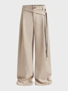 EASEVO Pantaloni larghi a gamba dritta e ampia, taglia comoda, per uomo di taglia grande