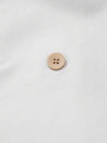 Manfinity Homme Completo casual da uomo con camicia a maniche corte a doppio petto con collo a scialle e pantaloni, di colore unito