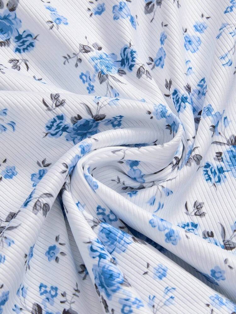 Modmama Autumn And Winter Casual Button-Up Long Sleeve Nursing Top - Blue and White - View 10