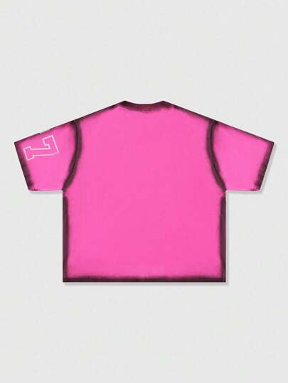 Street Life Camiseta holgada de verano con gráfico de retrato casual para hombres