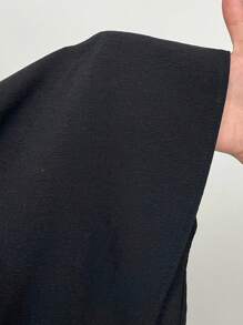 Firerie Plus Size Elegant Commuter New Chinese Style Mandarin Collar Sleeveless Drop Shoulder Mini Flutter Sleeve Fitted White Blouse