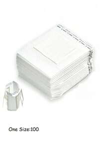 100 件带挂耳设计的便携式咖啡过滤袋，一次性滴滤咖啡滤纸袋单份，倒入咖啡过滤器，兼容各种咖啡杯/餐具，适用于旅行、露营、家庭、办公室学校用品， - 多色 - 查看 10