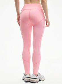 Eassivo Eassivo 女士纯色高腰休闲运动紧身裤