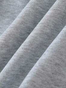 Genkimix Kids 女童幼儿花卉刺绣羊毛圆领卫衣上衣，秋冬 - 灰色 - 查看 4