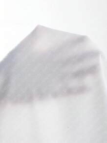 SHEIN Áo ba lỗ in họa tiết bướm không tay cổ tròn giản dị cho nữ - trắng - Xem 5