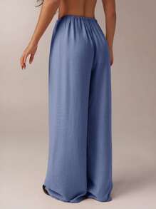 SHEIN Forever 21 秋冬 万圣节 圣诞节 新年 外出 毕业舞会 优雅 正式 奢华 时尚 商务休闲 生日/办公室服装/乡村 音乐会/俱乐部服装 性感/西部/工作服/街头服饰/复古/节日/鸡尾酒/锐舞/舞会/夏威夷/机场/搞笑/基本款/早午餐服装/2000 年代风格/紧身/老钱风格/教堂/返校节/优雅/派对/端庄/约会之夜/秋季/冬季/低腰宽松/阔腿/直筒/海军蓝裤子 - 藍色 - 查看 2