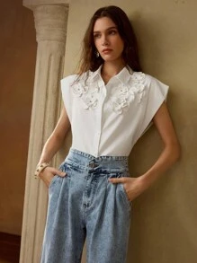 MOTF PREMIUM HIGH WAIST FOLD PLEATED SLANT POCKET TAPERED JEANS