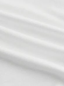 Manfinity Joysei Áo thun nam tay ngắn họa tiết hoa thường ngày, mùa hè - trắng - Xem 5