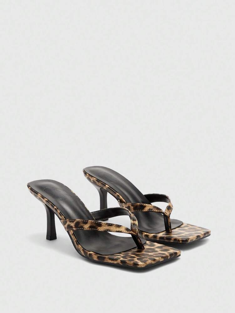 CUCCOO BIZCHIC Casual Fashion Versatile Simple Women Square Toe Sandals