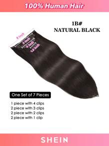 Clip In Hair Extensions Real Human Hair 70g 7pcs Human Hair Clip In Extensions Straight Real Hair Extensions Clip In Human Hair