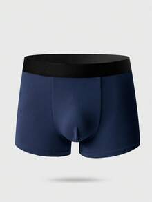 Manfinity Underwear&Sleepwear Basics 10pcs/Pack Men's Casual Contrast Color Elastic Waist Boxer Briefs Men Underwear Pack Men Boxer Briefs Pack Seamless Shorts Pack Of Shorts