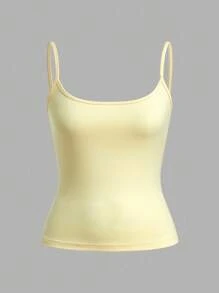 SHEIN EZwear 3 件套女士黑色、白色、奶油色无袖短款紧身吊带背心，适合夏季 - 彩色 - 查看 10