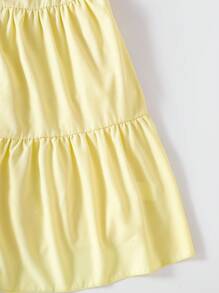 2件套女童（加大码）彩色蝴蝶和纯紫色连衣裙