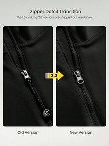 GLOWMODE Modal Silk Touch Oversized Long Sleeve Half-Zip Hoodie Fall - Black - View 8