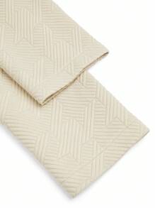 GlowEve 翻领纹理面料拉链休闲机车夹克 - 杏色 - 查看 7