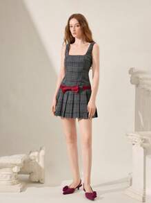 CUCCOO CHICEST Women's Elegant Romantic Suede-Like Pointed Toe Kitten Heel Pumps, Wine Red Floral Rose Design, Suitable For Formal Occasions, Weddings, Parties, Holidays - Burgundy - View 12