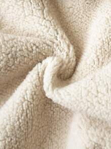 SHEIN Toddler Boys' Casual Pocket Lapel Fleece Jacket, Suitable For Autumn/Winter Fall