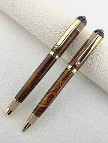 1 支适用于办公室和商务的豪华圆珠笔 - 优质流畅书写笔，优雅的专业设计，细尖墨水补充装，礼品盒包装，非常适合公司礼品、行政笔、返校用品、教师和学生文具、黑色墨水笔 - 859 - 查看 1