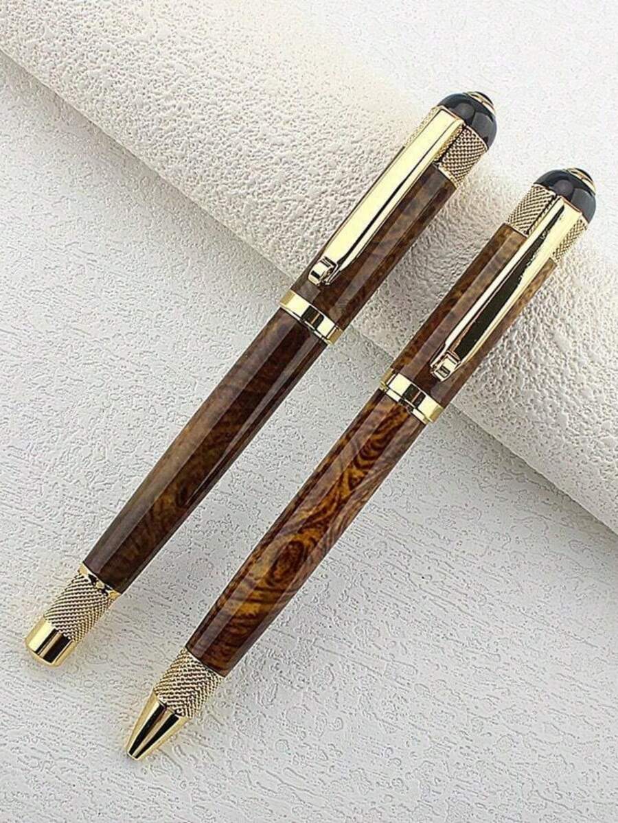 1 支适用于办公室和商务的豪华圆珠笔 - 优质流畅书写笔，优雅的专业设计，细尖墨水补充装，礼品盒包装，非常适合公司礼品、行政笔、返校用品、教师和学生文具、黑色墨水笔 - 859 - 查看 1