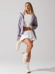 Fluxe 女士休闲户外运动防晒外套宽松轻薄透气干爽舒适防水防紫外线50+轻薄户外秋冬女装