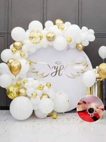 50 个气球夹、气球拱门框架扣、气球连接夹支架，用于装饰气球拱门柱架、生日婚礼装饰、可重复使用的塑料气球夹，配有多用途环扣，适用于婚礼、生日、派对装饰气球拱门、情人节婚礼、生日、万圣节气球配件、圣诞装饰、万圣节装饰 - 彩色 - 查看 10