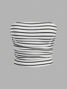 Comfortcana 4pcs Women's Basic Comfortable Ruched Camisole Tops Suitable For Going Out - Multicolor - View 9