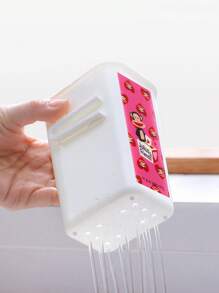 Paul Frank X ROMWE Hộp nhựa đựng thực phẩm phân loại tủ lạnh (1 cái) Nhiều cái có thể xếp chồng lên nhau để lưu trữ, trang trí nhà cửa - Nhiều màu - Xem 5