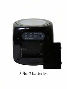 New Portable Multifunction LED Projection Alarm Clock Voice Announcement Time Display Auto Dimming Snooze Function Digital Night Light Projector For Bedroom Home Office Decor Modern Gadget
