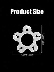 50 个气球夹、气球拱门框架扣、气球连接夹支架，用于装饰气球拱门柱架、生日婚礼装饰、可重复使用的塑料气球夹，配有多用途环扣，适用于婚礼、生日、派对装饰气球拱门、情人节婚礼、生日、万圣节气球配件、圣诞装饰、万圣节装饰 - 彩色 - 查看 3