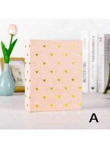 SHEIN (Chứa 100 ảnh mỗi quyển) Album ảnh trái tim dễ thương 4D 6 inch 100 tờ, có 50 trang bên trong, Album trẻ em, Sách lưu niệm cho bé, Quay lại trường, Đồ dùng học tập - Nhiều màu - Xem 9