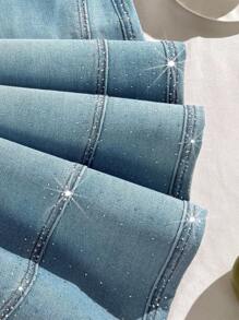 Comfortcana Women's Rhinestone Pocket Wide Leg Loose Casual Versatile Jeans,Y2k Jeans,Office Attire For Women,Airport,Back To Schools,Baggy Jeans,Going Out Jeans,Going Out Jeans,Country Concert,Festivals For Women,Brunchs For Women,Back To Schools Women,Hoco Jeans,Nashvilles