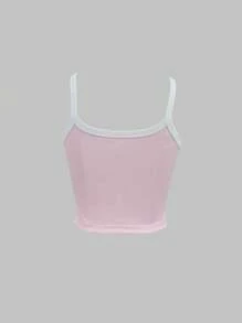 INAWLY Ladies Summer Casual Camisole - Pink - View 2
