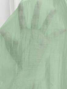 Chiquease 女士休闲度假蝴蝶结衬衫 - 綠色 - 查看 8