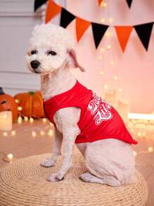 PETSIN Halloween Cosplay Quinn Xanh Đỏ Tương Phản Thời Trang, Nhẹ Và Thoải Mái Cho Mèo Và Chó Cưng Có Thể Mặc Áo Vest 1 Mảnh - Nhiều màu - Xem 3
