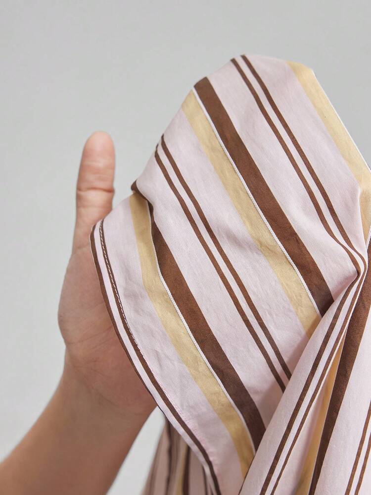 2025 Autumn/Winter Women's Office Attire, Wedding Guest Dress, Birthday Outfit, Teacher Uniform, Club Wear, Autumn/Winter Clothing, Vintage-Inspired Business Casual Striped Long Sleeve Single-Breasted Casual Dress