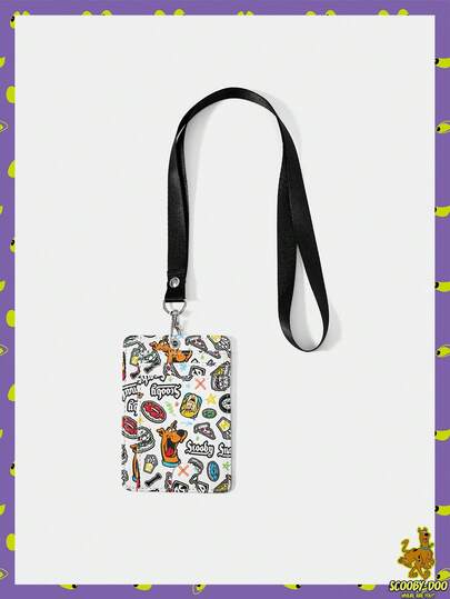 SCOOBY-DOO X SHEIN Cartoon & Food Graphic Cute Card Holder