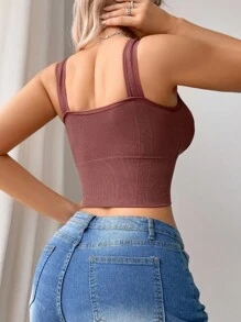 SHEIN Set de 3 piezas Camiseta de base de talla estándar para mujer, para hacer ejercicio - Multicolor - Ver 2