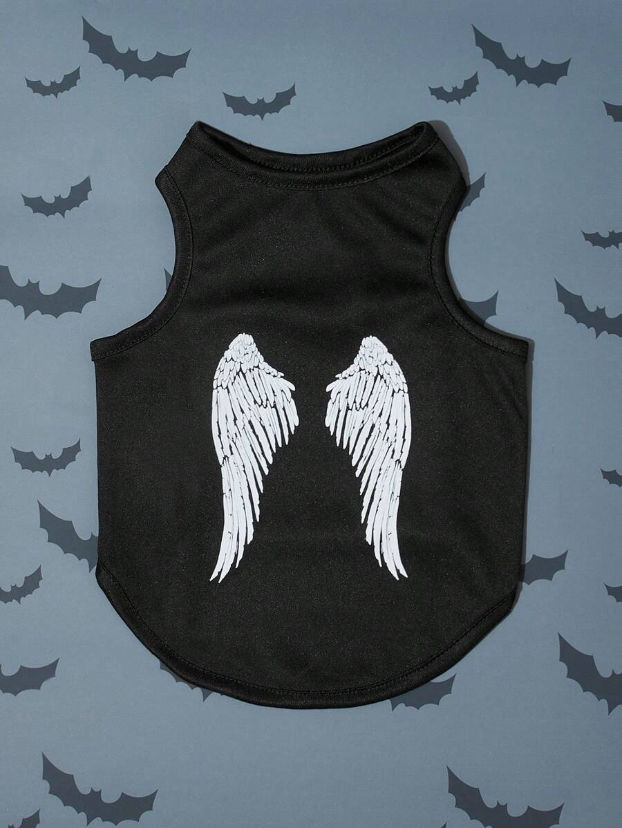 PETSIN 1 件万圣节宠物背心 - 彩色 - 查看 1