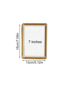 1Pc Plastic  Picture-Photo-Frame Vertical-Horizontal Tabletop Display Wall Mount For Home Decor Or Office Desk Family ,Table Decor, Dorm Essentials, Graduation Gift, Wedding Essentials - Multicolor - View 9
