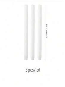 3/6/12pcs White Liquid Chalk Pen For Chalkboard, Led Writing Board Pen, Pen For Sticker Labeling, School Stuff , Erasable Marker Pen Back To School