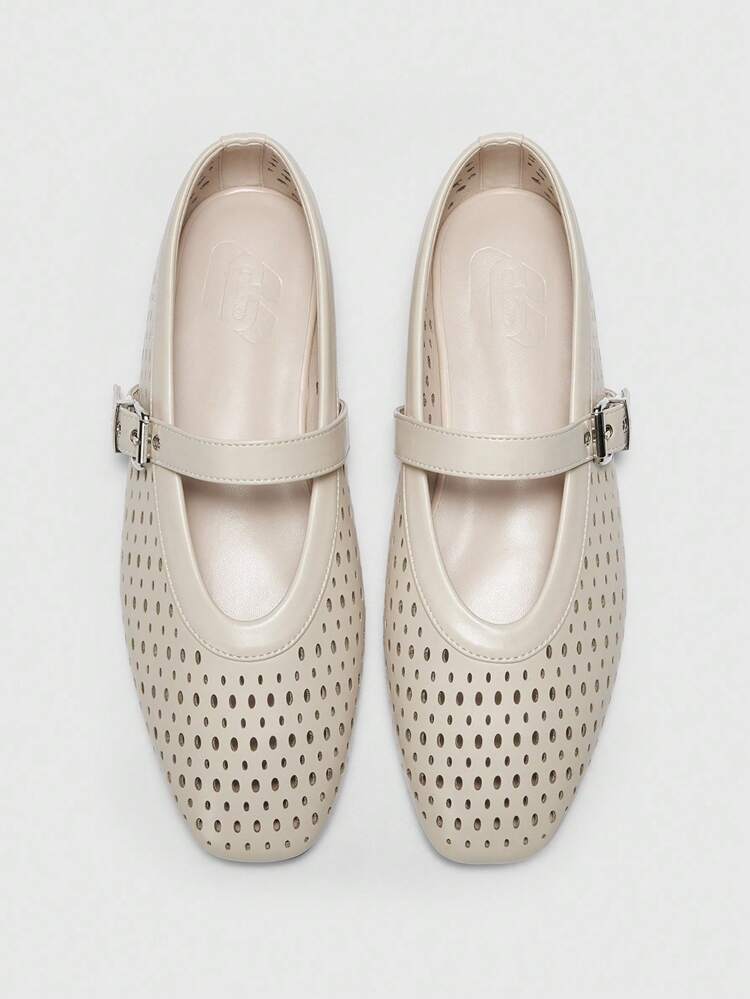 CUCCOO BIZCHIC Women's Fashion Commuter Versatile Casual Mary Jane Flat Shoes For Christmas Spring Shoes