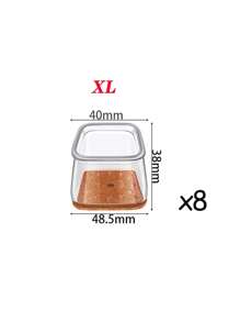 4/8/16/24件方形椅腿地板保护垫、硬木地板家具垫、椅腿家具滑块、椅子矩形地板保护垫、硅胶椅腿盖，有效保护地板和桌腿 - 棕色 - 查看 15