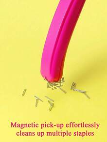 1pc Flat Staple Remover Pencil Look Streamline Design Portable Magnetic Staples Removal Tools For Office School Binding,Back To School,School Supplies