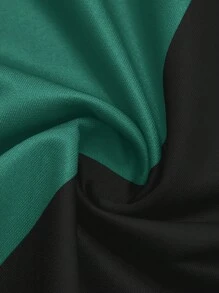 Manfinity Campus Court 男士休闲撞色纽扣半襟翻领 Polo 衫 - 彩色 - 查看 6