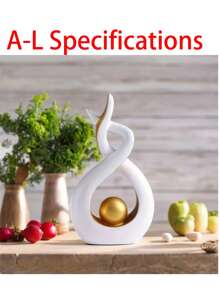 1 件树脂创意心形家居装饰品，适用于展示柜、橱柜、客厅装饰、婚礼派对、婚礼装饰工艺品